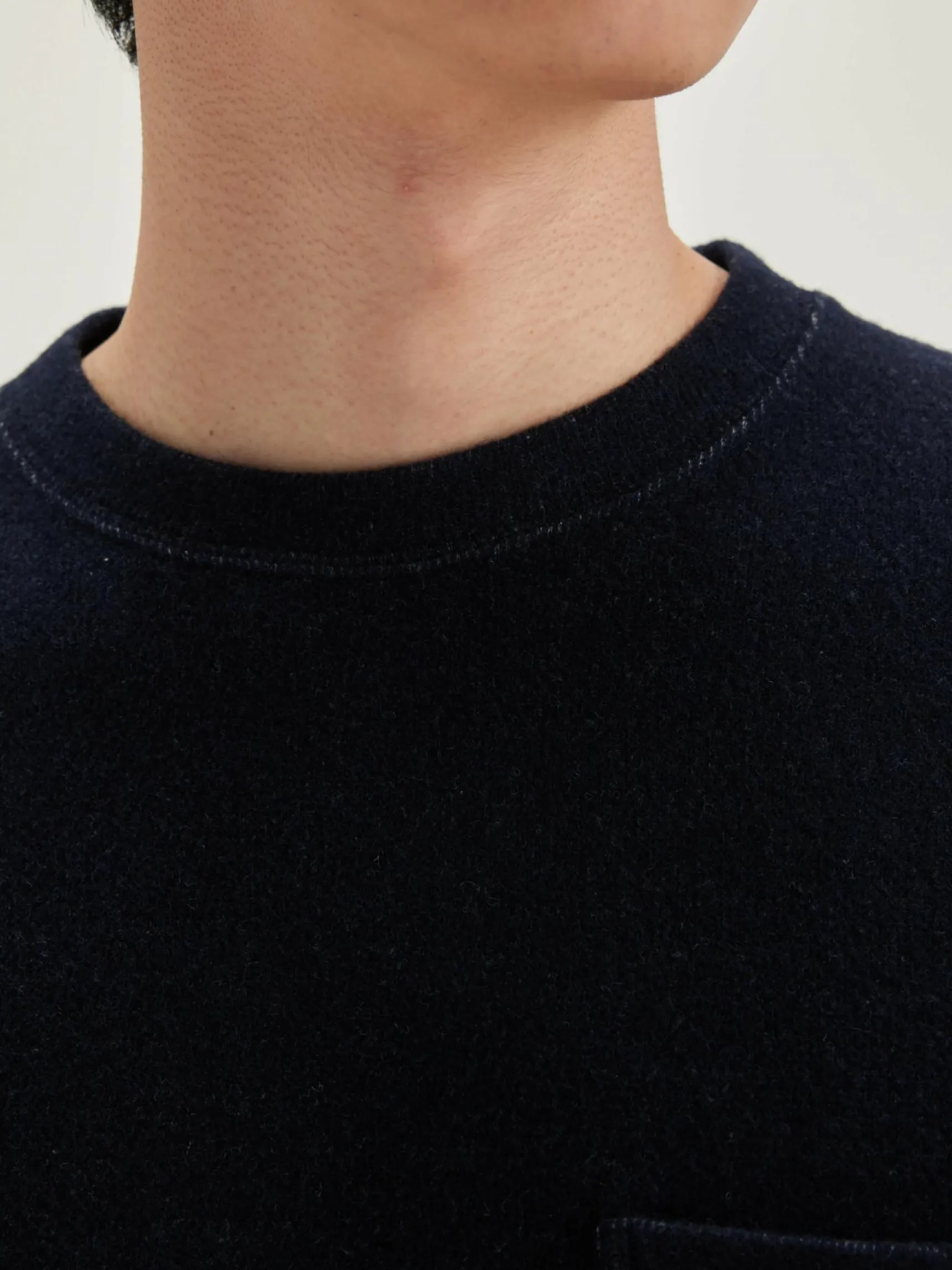 velo-ronde-hals-sweatshirt-PsGqTLnV-4.webp Online Bellerose Velo Ronde Hals Sweatshirt Myosotis