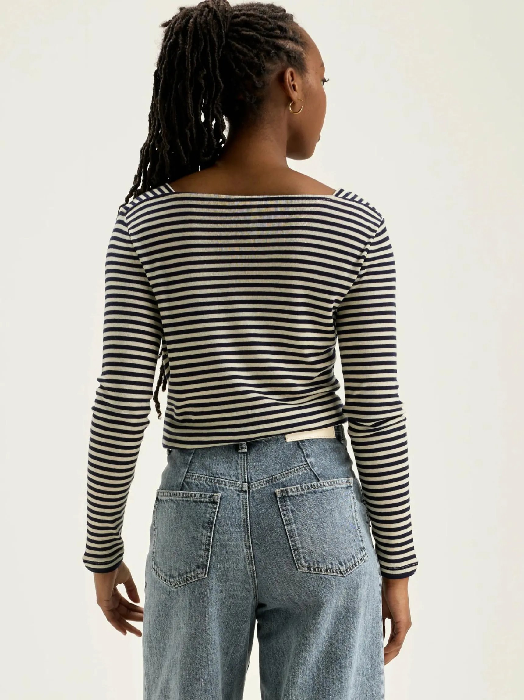 veras-slim-t-shirt-IxVoXLVQ-3.webp Clearance Bellerose Veras Slim T-shirt Naval / Shell