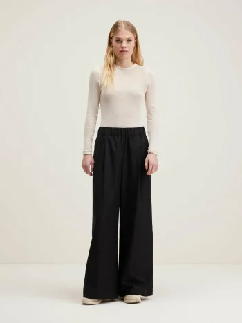 Sale Bellerose Vezza Rechte Wijde Broek Black Beauty