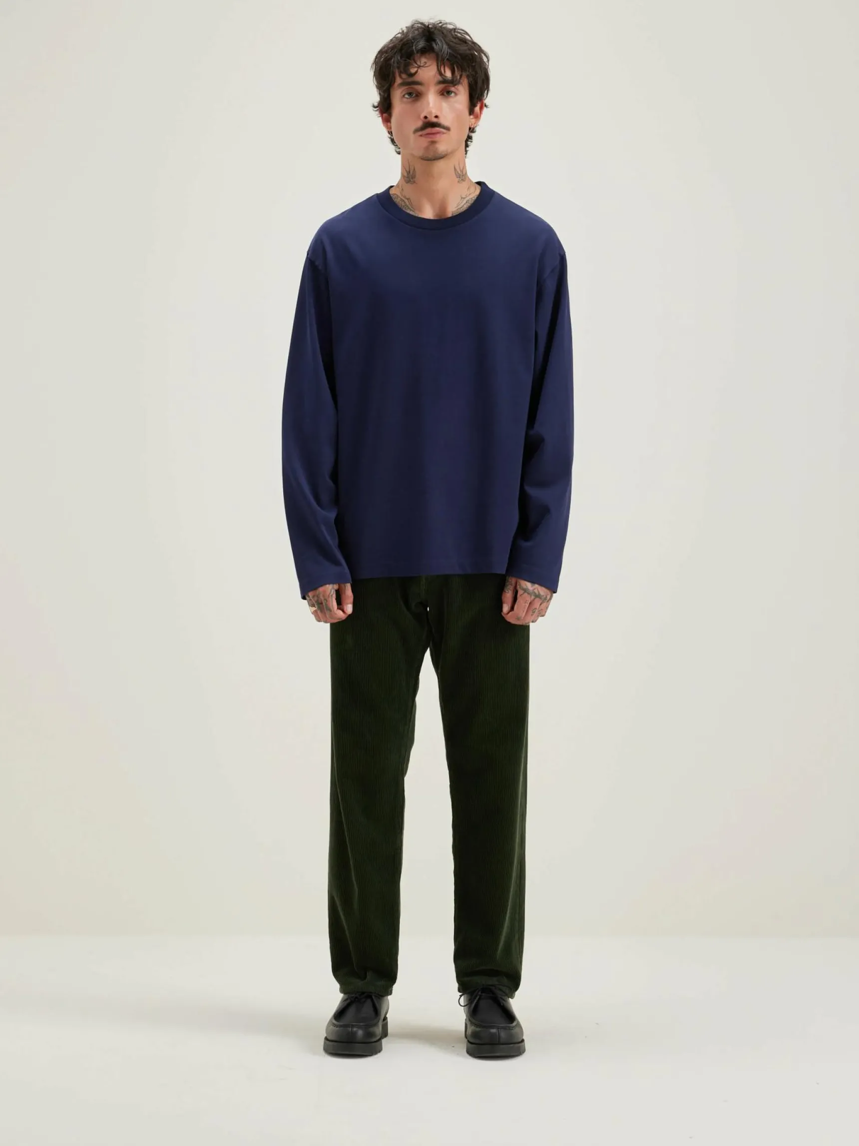 vlugi-lange-mouwen-t-shirt-tGgyylxG-2.webp Online Bellerose Vlugi Lange Mouwen T-shirt Naval