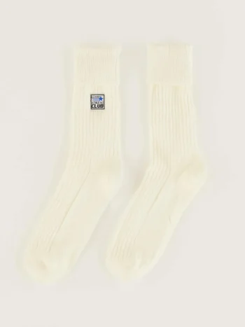 Fashion Bellerose Vocani Geribde Sokken Ecru