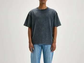Clearance Bellerose Vouch Korte Mouwen T-shirt Black Blue