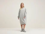 Fashion Bellerose Vrizzie Sweatshirtjurk Heather Grey