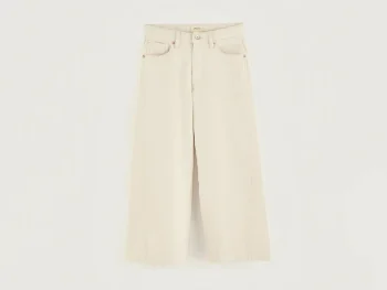 Sale Bellerose Wanda Flared Broek Ecru