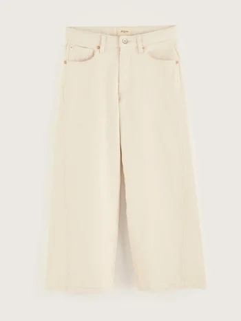 Sale Bellerose Wanda Flared Broek Ecru