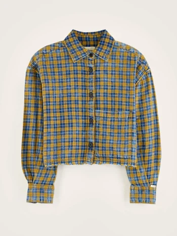 Outlet Bellerose Wiggle Cropped Hemd Cornflakes / Myosotis